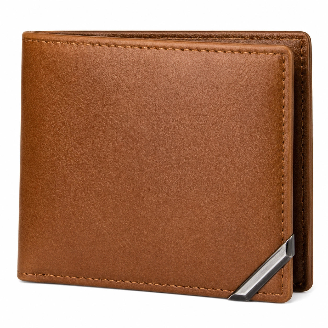 Herren Bifold-Geldbörse Braun mit Kartenfächern
