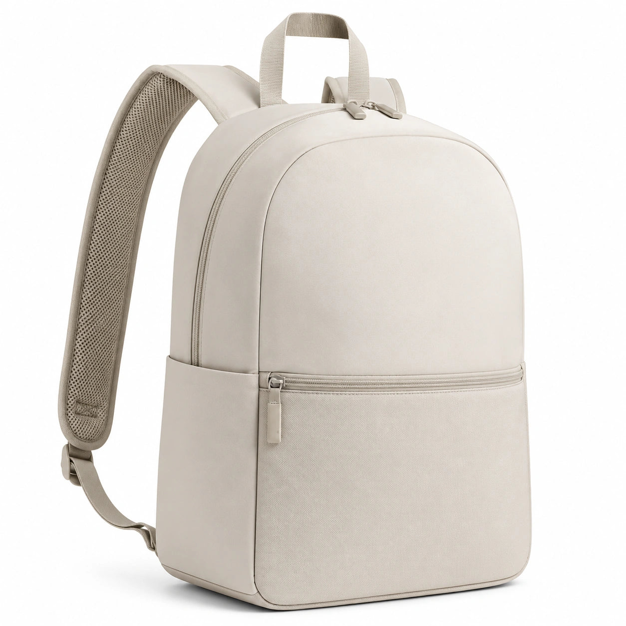 Moderner Unisex Rucksack Beige mit Laptopfach 20L
